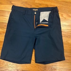 Peter Millar shorts. Size 34 with ~7” inseam. Navy.